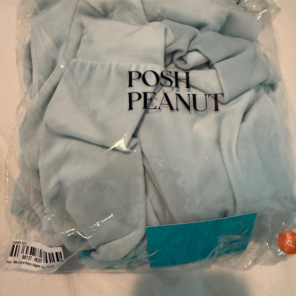Posh Peanut Velour Joggers